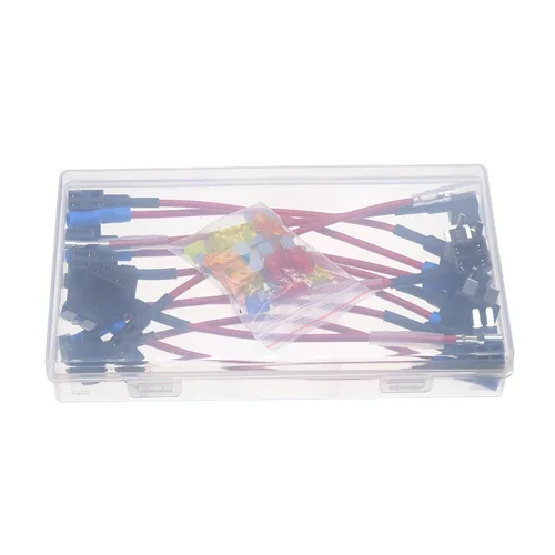 Miniatura 6 de 4 tipos de kit de fusibles de toma de circuito para coche de 12V 12 voltios de perfil bajo Mini Micro2 estándar Fusibles de toma APR ATC ATO ATS