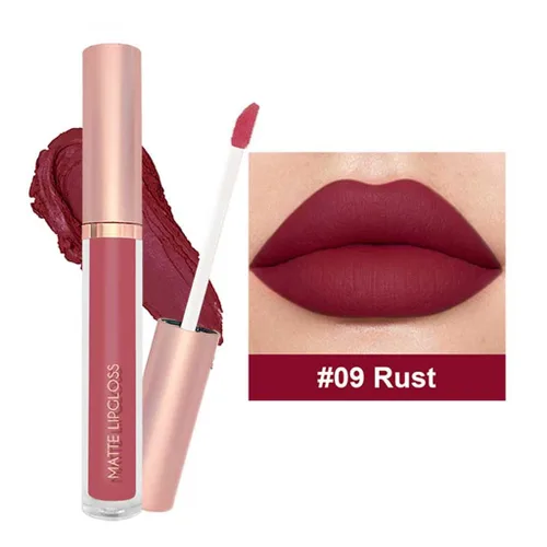 Miniatura 5 de BestLand Juego de 3 lápices labiales líquidos rojos atrevidos, seductores, brillo de labios mate de larga duración, impermeable, alto pigmento a