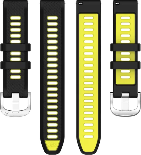 Miniatura 4 de Correa deportiva de repuesto compatible con correas de reloj Veryfit para IDW13 para mujeres y hombres, pulseras de silicona transpirable, 4PACKSB