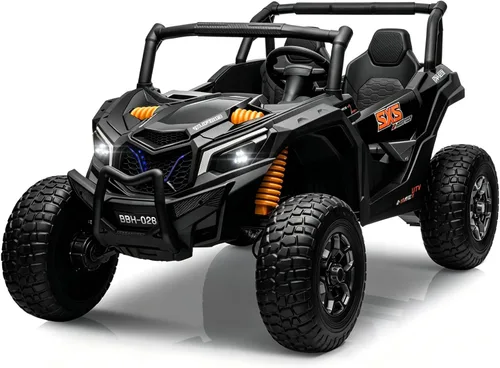 MOLACHI juguetes de paseo de 24 V para niños grandes, UTV eléctrico para niños de 4 ruedas con ruedas EVA, vehículos de control remoto para niños de