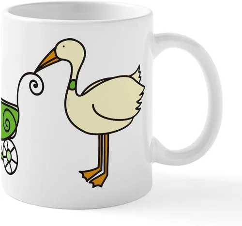 Miniatura 23 de CafePress Mug Stork - Taza de café de cerámica (11.0 fl oz)