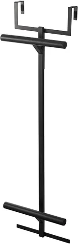 Miniatura 9 de YAMAZAKI Home - Perchero de torre para colgar mochilas sobre la puerta del armario o dormitorio, estante de almacenamiento de dos niveles de metal