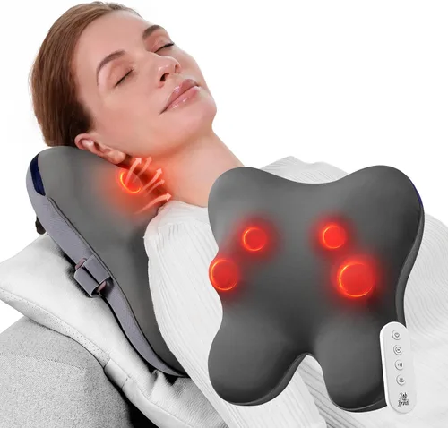 Miniatura 11 de BOB AND BRAD Masajeador de espalda inalámbrico con calor FSA elegible HSA, masajeador de espalda Shiatsu para aliviar el dolor de tejido profundo