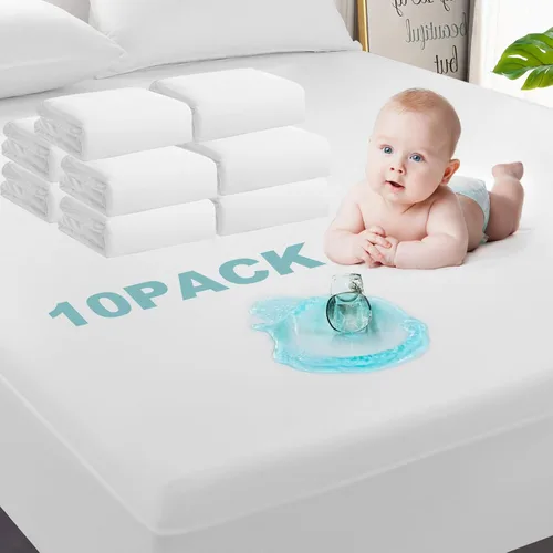 Miniatura 9 de GRT Paquete de 1 Protector de Colchón 100% Impermeable Tamaño Full, Cubierta de Colchón Impermeable Transpirable y Silenciosa Ajustable con Bolsillo