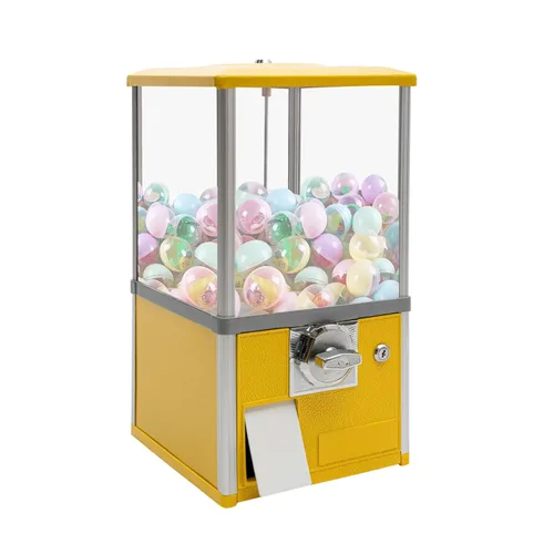 Miniatura 8 de Máquina expendedora comercial Máquina expendedora de cápsulas de 21 pulgadas para 1.77-1.97 pulgadas Twist Egg Candy Gumball Toy Máquina Verde