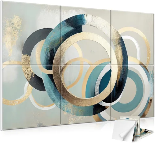 Miniatura 25 de JBER Paneles acústicos para pared - 6 piezas de 23.6 X 23.6 pulgadas con estampado de patrón de madera, paneles insonorizantes decorativos Lago
