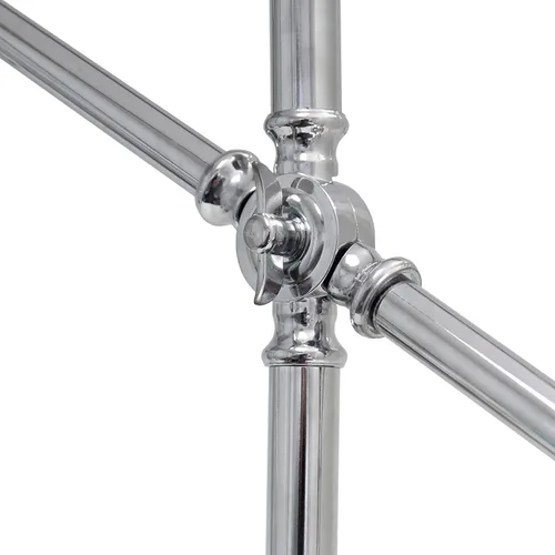 Miniatura 7 de Elegant Designs LD1030-CHR - Lámpara de mesa moderna con brazo inclinable industrial de 28 pulgadas, cromada