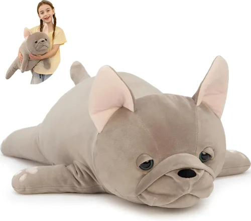 Miniatura 13 de Tezituor Almohada corporal larga de ajolote de felpa, 39.5 pulgadas, animal de peluche de ajolote rosa gigante, almohada suave para abrazar