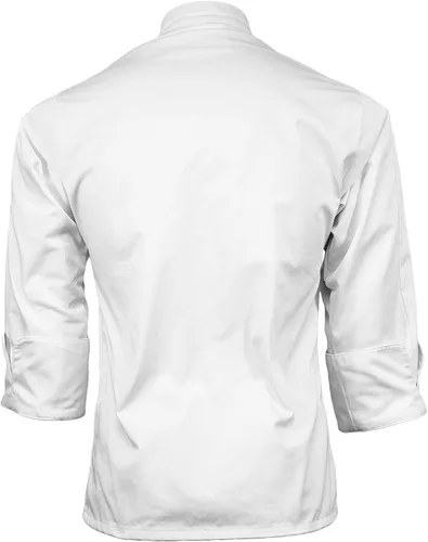 Miniatura 4 de ChefsCloset Abrigo de chef bordado blanco personalizado chaqueta de chef 3XL