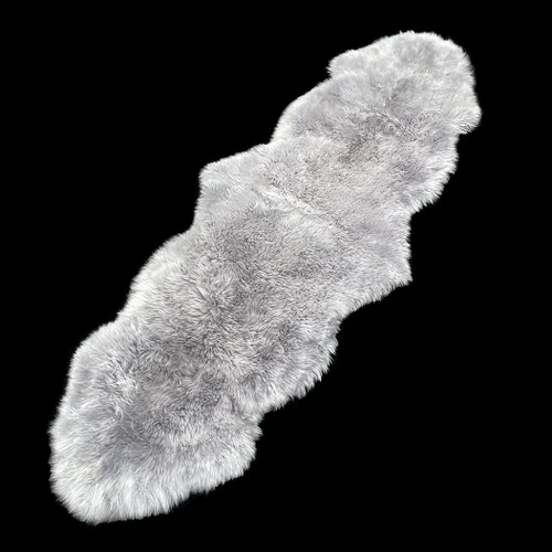 Miniatura 14 de WL&ALLEN Alfombra grande de piel de oveja auténtica gruesa y exuberante de 3 pulgadas de pelo, lujosas pieles australianas Alfombras de lana