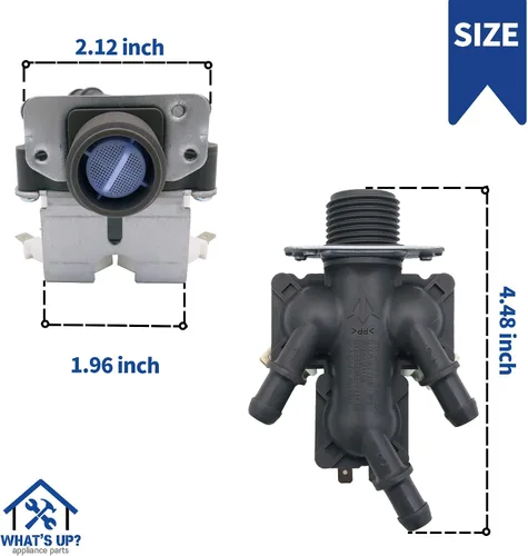 Miniatura 5 de What's Up? 5221ER1003A 5220FR2075L Válvula de agua para lavadora Fábrica Después de Servicio Pieza de Repuesto para Arandelas LG Reemplaza AP5986564