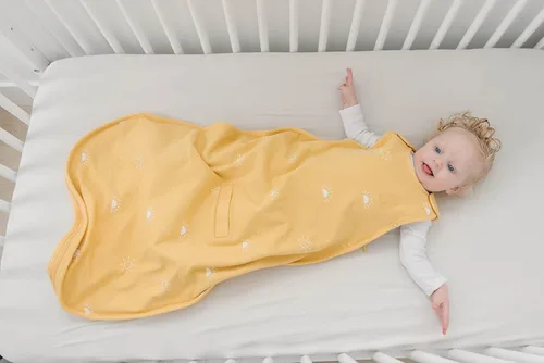 Miniatura 3 de Woolino Saco de dormir para 4 estaciones, saco de dormir de lana merino y algodón orgánico, cierre bidireccional, ajustable, tamaño universal