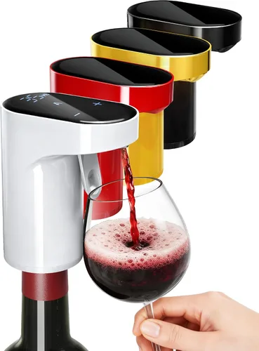 Miniatura 11 de Regalo para el Día del Padre Suministro para fiesta de vista de la Copa del Mundo, decantador de vino eléctrico 5 en 1 y dispensador inteligente