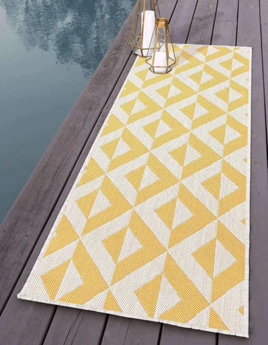Miniatura 61 de Unique Loom Jill Zarin Outdoor Collection - Alfombra rectangular (2 pies 2 pulgadas x 3 pies 1 pulgadas, rectangular, beige y marrón)