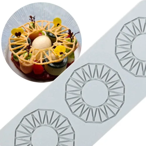 Miniatura 8 de TUKE Moldes de silicona con hojas 3D, para pastel de flores, fondant, hojas de abeja, moldes de pastelería, impresión de rosas, molde de encaje