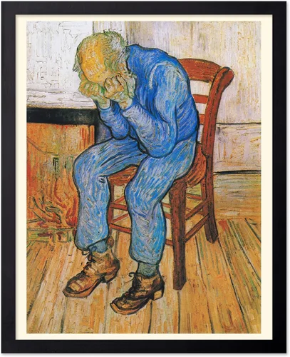 Miniatura 81 de Poster Master Póster clásico de Van Gogh, impresión impresionista vintage, regalo para artista, pintor, autorretrato, sombrero de paja, dibujo