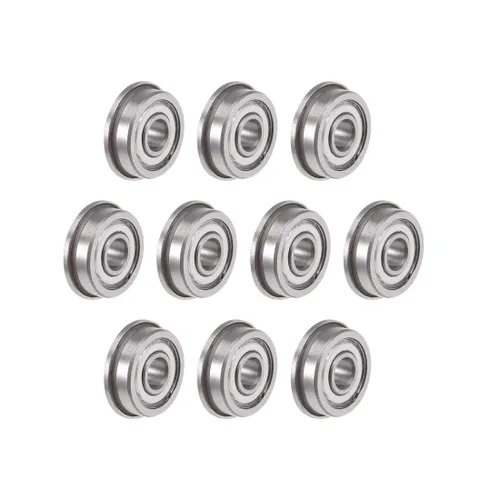 Miniatura 8 de Uxcell F685ZZ - Rodamientos de bolas con brida, de acero cromado con doble blindaje, ranura profunda, 5mmx11mmx5mm, 10
