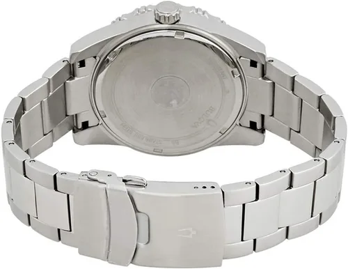 Miniatura 2 de Bulova Reloj analógico de cuarzo para hombre con correa de acero inoxidable 98A195, negro, pulsera, Negro -, Pulsera