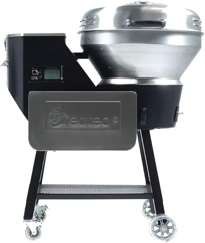 Miniatura 9 de recteq Paquete de parrilla de pellets RT-B380X Bullseye Deluxe + Grilling Basics, parrilla eléctrica para ahumar pellets con WiFi, barbacoa al aire