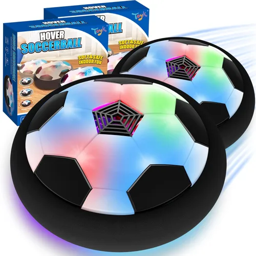 Pelota de fútbol Hover LED para niños, pelota de entrenamiento con energía de aire para niños, juego de fútbol para interior y exterior, regalos de