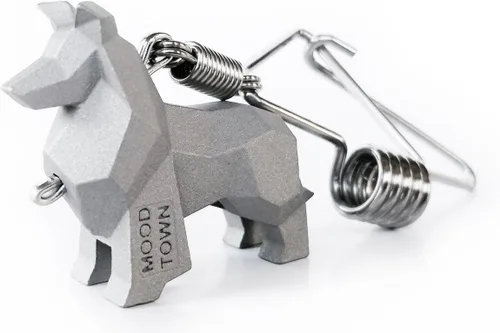 Miniatura 2 de Llavero de acero inoxidable hecho a mano