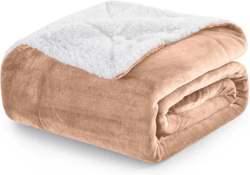 Miniatura 13 de MOONLIGHT20015 Mantas Sherpa de color rosa bebé tamaño King para cama – Paquete al por mayor de 9 mantas Sherpa – Manta suave y esponjosa