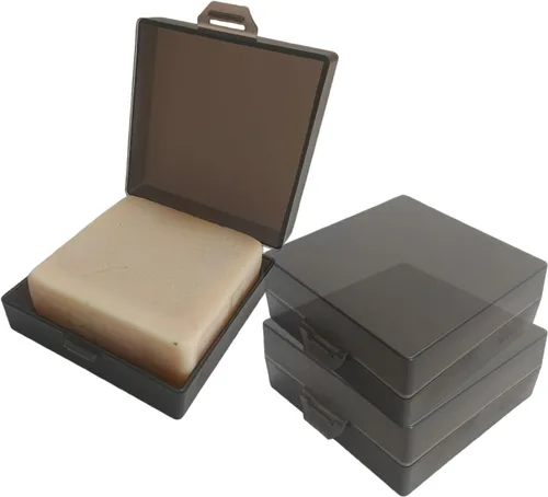 Miniatura 9 de Contenedor de jabón de viaje cuadrado, soporte para caja de jabón, estante de almacenamiento portátil para camping, ducha, gimnasio, senderismo al