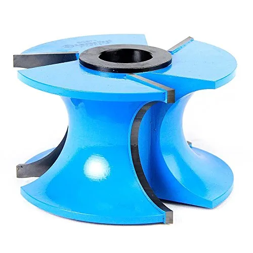 Amana Tool - SC574 punta de carburo de 3 alas Bullnose 1 radio x 2 radio de grano x4-5/16 diámetro x 2