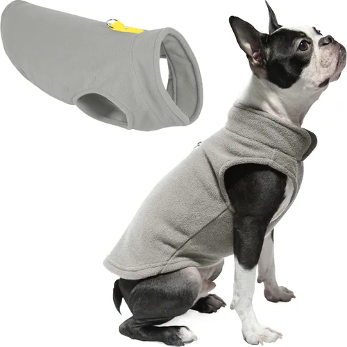 Miniatura 8 de Gooby Chaleco de Forro Polar Suéter para Perro - Azul, X-Large - Chaqueta Pullover Cálida de Forro Polar con Anilla en O para Correa para Perros