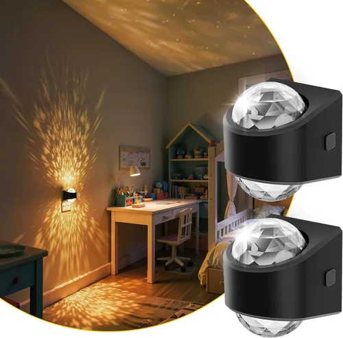 Miniatura 20 de L LOHAS LED - Luces nocturnas enchufables en la pared, luz nocturna con proyector y sensor de crepúsculo a amanecer, 1600K/3000K/5000K ajustable