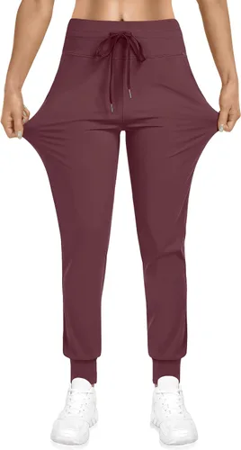 Miniatura 3 de TARSE Pantalones deportivos para mujer con bolsillos y cordón para correr