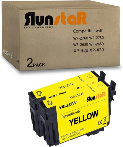 Miniatura 8 de Run Star Paquete de 2 cartuchos de tinta negra remanufacturados para Epson 220XL T220XL T220XL120 para impresora Epson Workforce WF-2760 2750 2660
