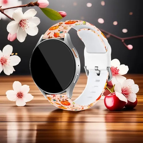 Miniatura 3 de 20mm Banda de reloj para festividades de Navidad, Halloween y Acción de Gracias Compatible con Samsung Galaxy Watch 7/6/5/4 de 40 mm, 44 mm/Watch 6
