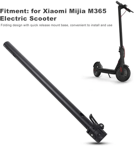 Miniatura 9 de VGEBY Extensor de la vespa, poste plegable de aluminio negro para la vespa eléctrica de Mijia M365