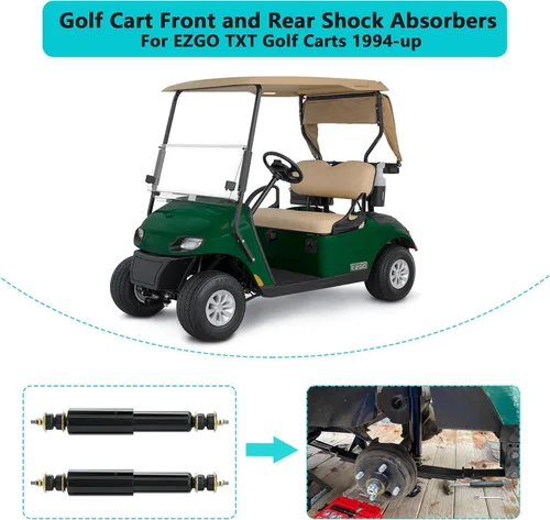 Miniatura 5 de 10L0L Amortiguadores delanteros y traseros para carritos de golf EZGO TXT 1994+, reemplaza OEM# 76418-G01, 70248-G01, 70324-G01, 76419-G01-2 PCS