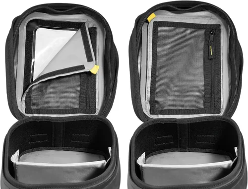 Miniatura 7 de Nelson-Rigg Bolsa de tanque impermeable Hurricane Adventure, se adapta a la mayoría de motos de aventura Honda, Yamaha Kawasaki, color negro
