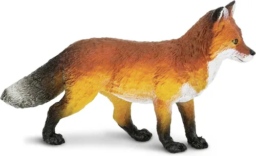 Safari Ltd. Figura de zorro rojo – Figura detallada de plástico de 3.5 pulgadas – Divertido juguete educativo para niños, niñas y niños a partir de