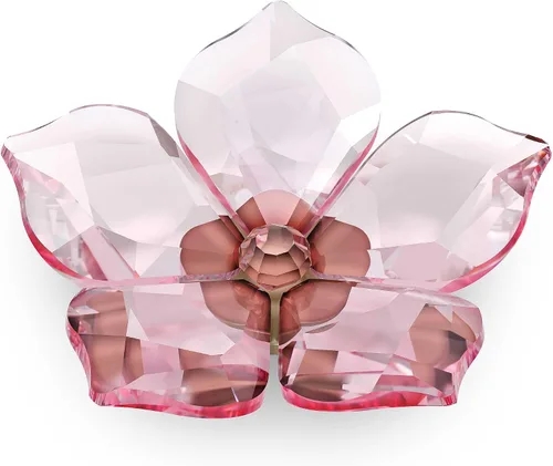 Miniatura 19 de Swarovski Garden Tales - Imán de flor de cerezo, pequeño, cristales de Swarovski rosa y metal con acabado en tono dorado, parte de la colección