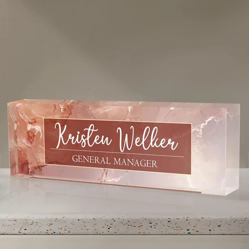 Miniatura 19 de Placa de nombre personalizada para escritorio de oficina, placa de nombre personalizada para escritorios, decoración de escritorio de oficina