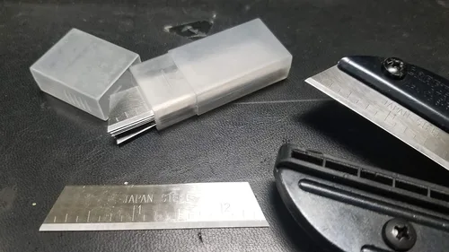 Miniatura 2 de MTP Paquete de 10 cuchillas de repuesto de 2-1/2 pulgadas para Craftsman Ronan Handi-Cut 37300 37310 37252 Acero Japón no OEM