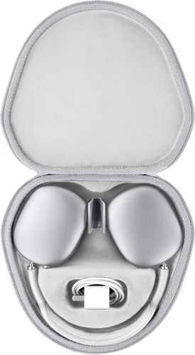 Miniatura 13 de co2CREA Funda rígida con modo de sueño, reemplazo para auriculares Apple AirPods Max inalámbricos de diadema (Funda negra)