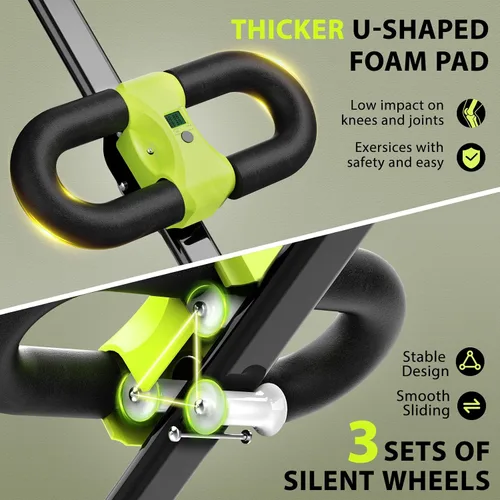 Miniatura 7 de Equipo de Entrenamiento Abdominal, Máquina de Abdominales para Gimnasio en Casa, Equipo de Ejercicio de Entrenador Abdominal para Ejercicio