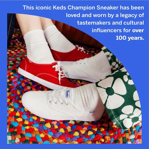 Miniatura 6 de Keds Champion - Tenis de lona con cordones, para mujer