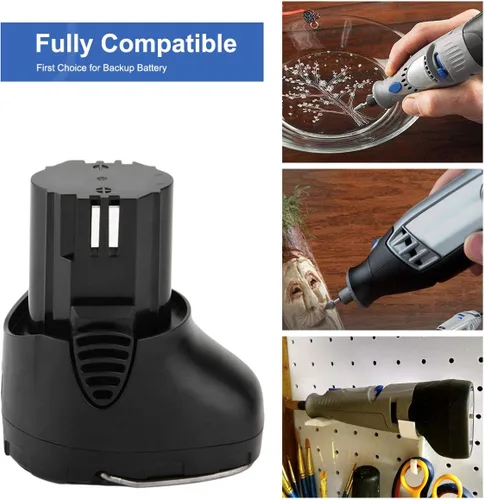 Miniatura 7 de Exmate Batería de repuesto de iones de litio de 10.8V 3.0Ah compatible con Dremel 855-01 855-02 8000-01 8001-01 8001-02 10.8v batería de iones
