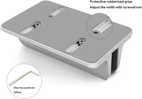 Miniatura 3 de Soporte para computadora portátil, cuna para portátiles, base ajustable, soporte para MacBook Dell Hp Surface iPad - Plata