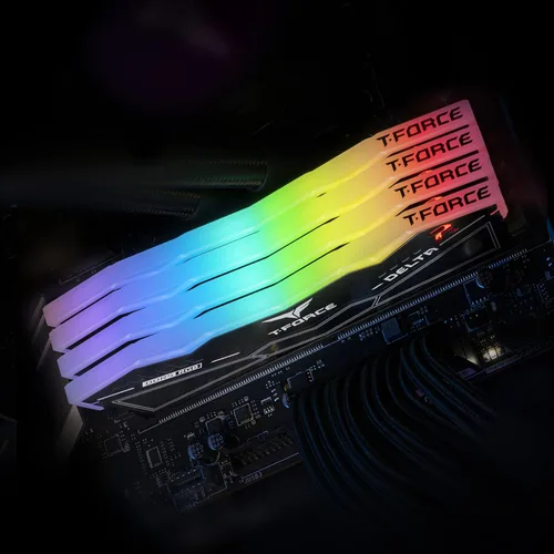 Miniatura 6 de TEAMGROUP T-Force Delta RGB DDR5 Ram 32 GB (2 x 16 GB) 6400 MHz PC5-51200 CL32 Módulo de memoria de escritorio Ram para chipset serie 600 700 XMP