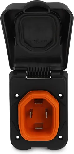 Miniatura 3 de SmartPlug Ensamblaje de entrada y cubierta de alimentación Shore de 50 amperios 125/250 V, entrada de 50 amperios con sellos resistentes a