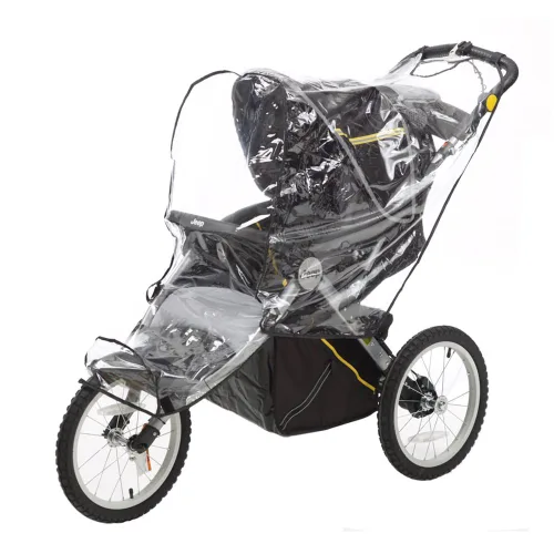 Miniatura 3 de Jeep Protector de lluvia para cochecito de correr, tamaño universal para adaptarse a la mayoría de cochecitos de correr, impermeable, resistente al