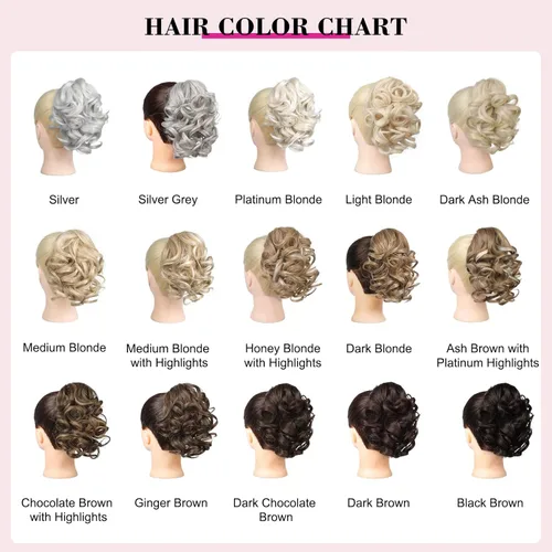 Miniatura 7 de REECHO Extensión de cola de caballo, pinza de cola de caballo rizada y ondulada de 9 pulgadas, extensiones de cabello HP001 para mujeres - Castaño