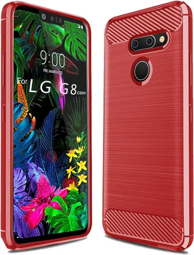 Miniatura 7 de Funda LG G8 ThinQ - TPU absorción de impactos - Biseles elevados - Negro